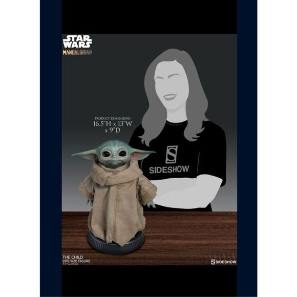 Sideshow The Child Mandalorian Life Size Statue - Picture 7 of 8